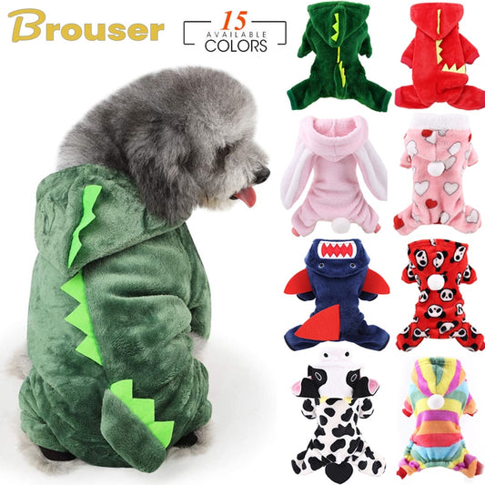 Halloween Dinosaur Cloth Set For Small Puppy costume – adults