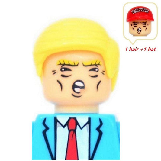 President Donald Trump Joe Biden Mini Man Figure