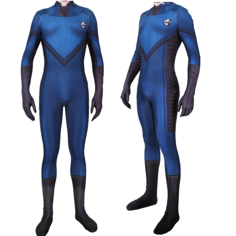 Halloween Fantastic Four Cosplay Superhero Costume for adults
