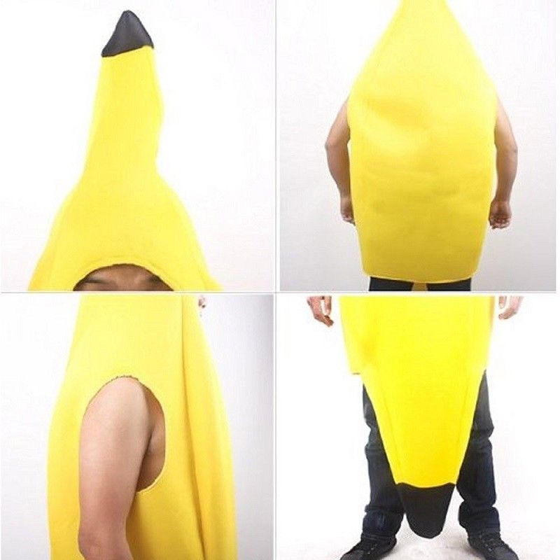 Unisex Funny Banana Yellow Costume
