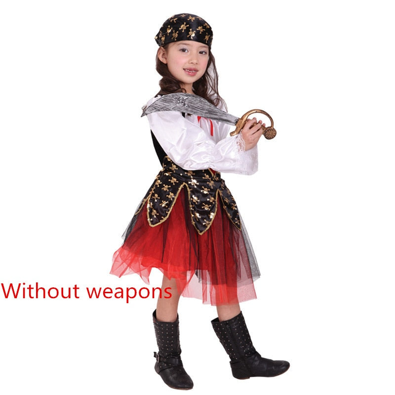 Pirate Costume Cosplay Set For Children