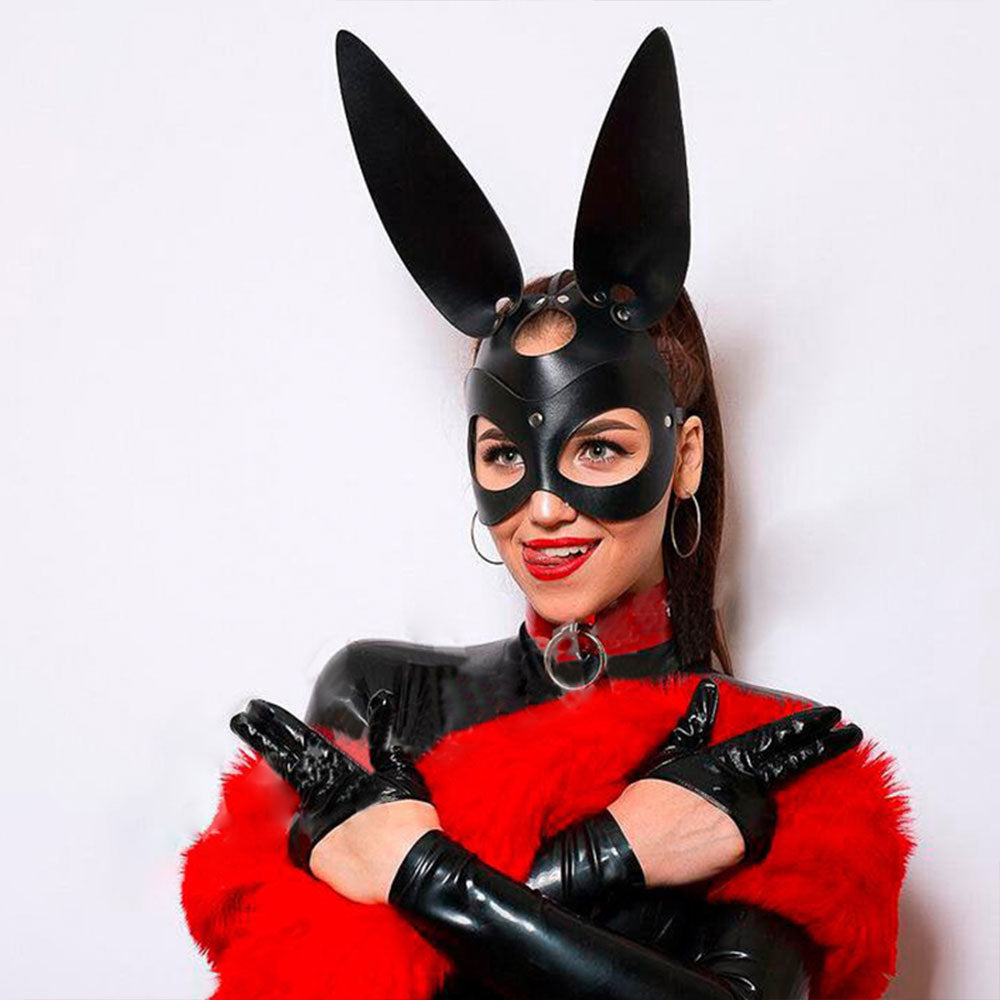Bunny Girl Sexy Leather Mask