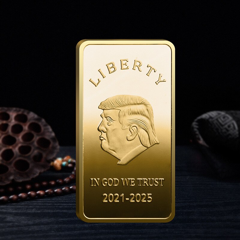 US Donald Trump Commemorative Gold Bar