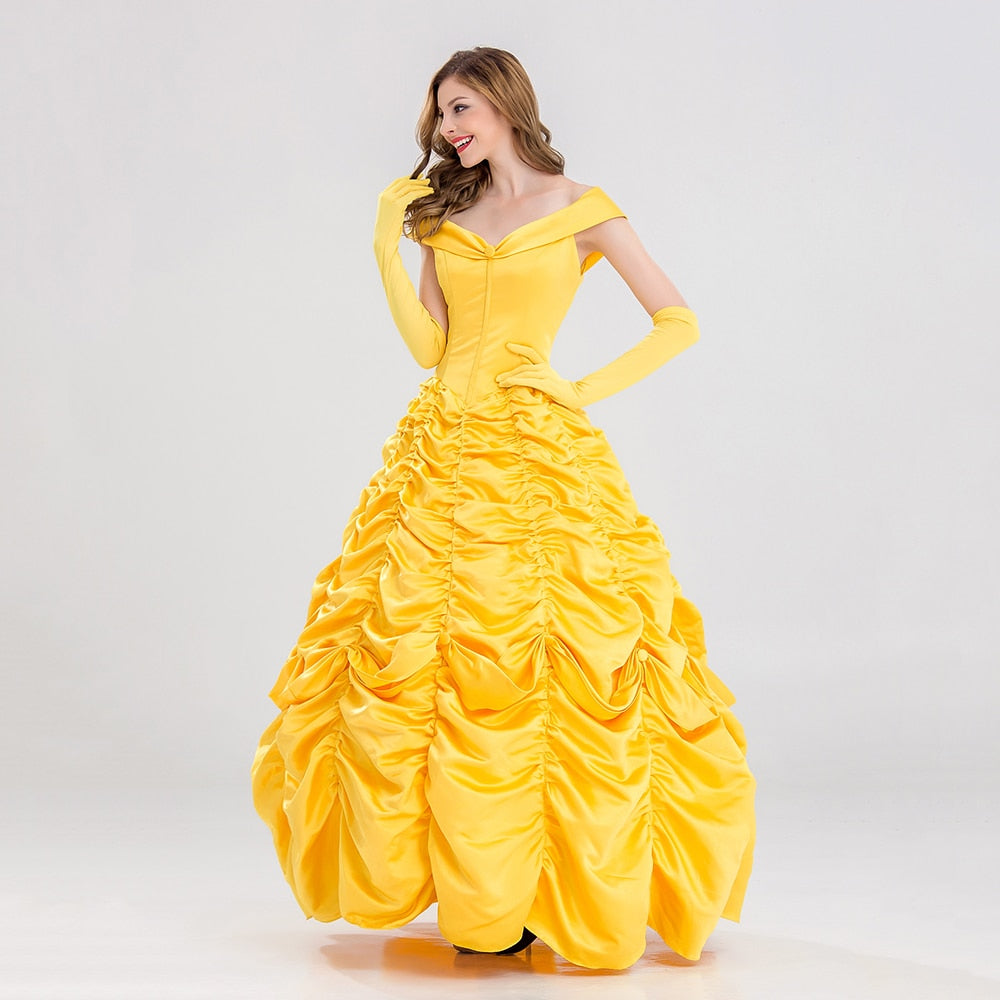 Belle Halloween Cosplay Dress For Women