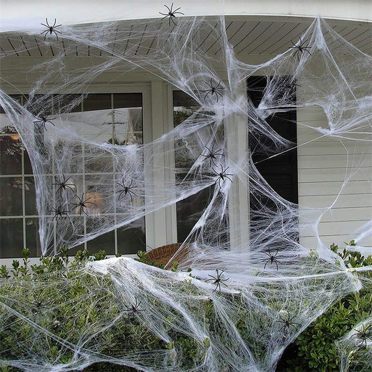 Halloween Decorations Artificial Spider Web