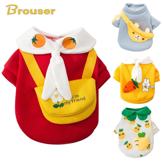 Halloween Cute Bow Tie Satchel Pet Clothing for Small Dogs accessory