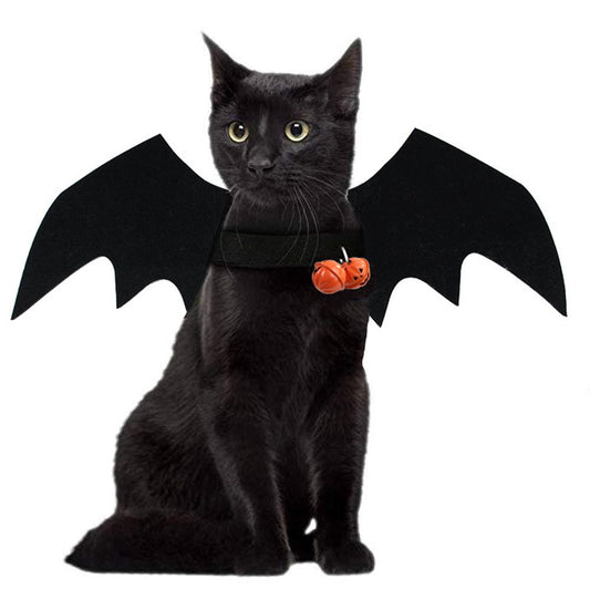 Halloween Fashion Cat Clothes Bat Wings for adults