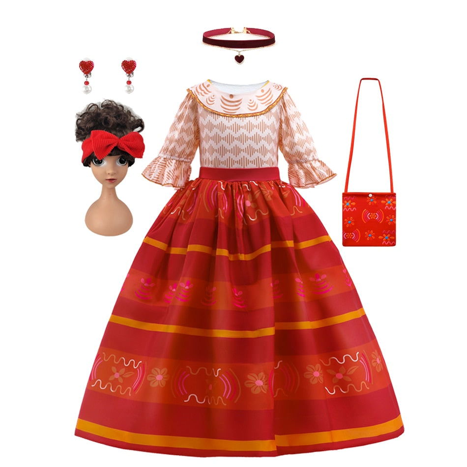 Disney Encanto Dolores Girls Princess Dress