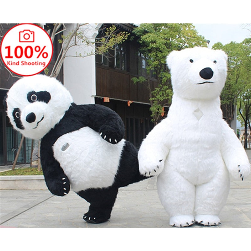 Cute Giant Panda Inflatable Costume