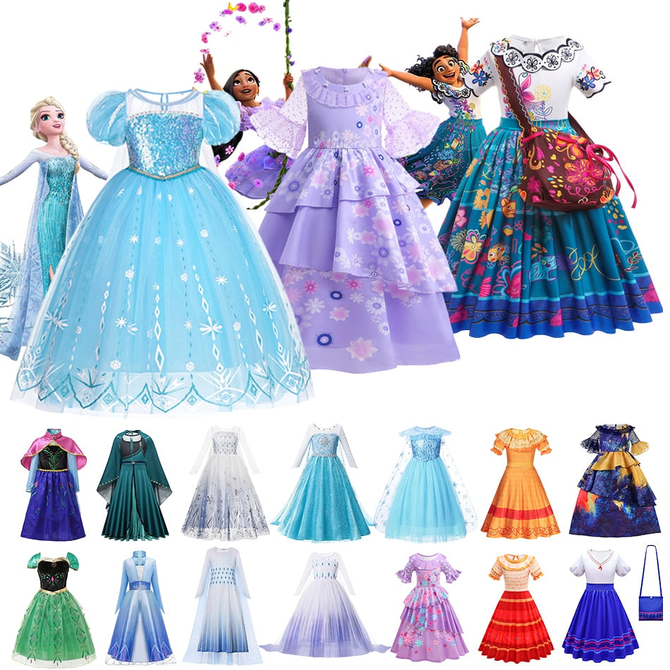 Halloween Frozen Princess Dress For Girls – kids