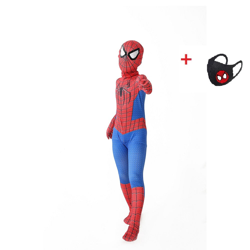 Spiderman Anime Cosplay Boys Suits