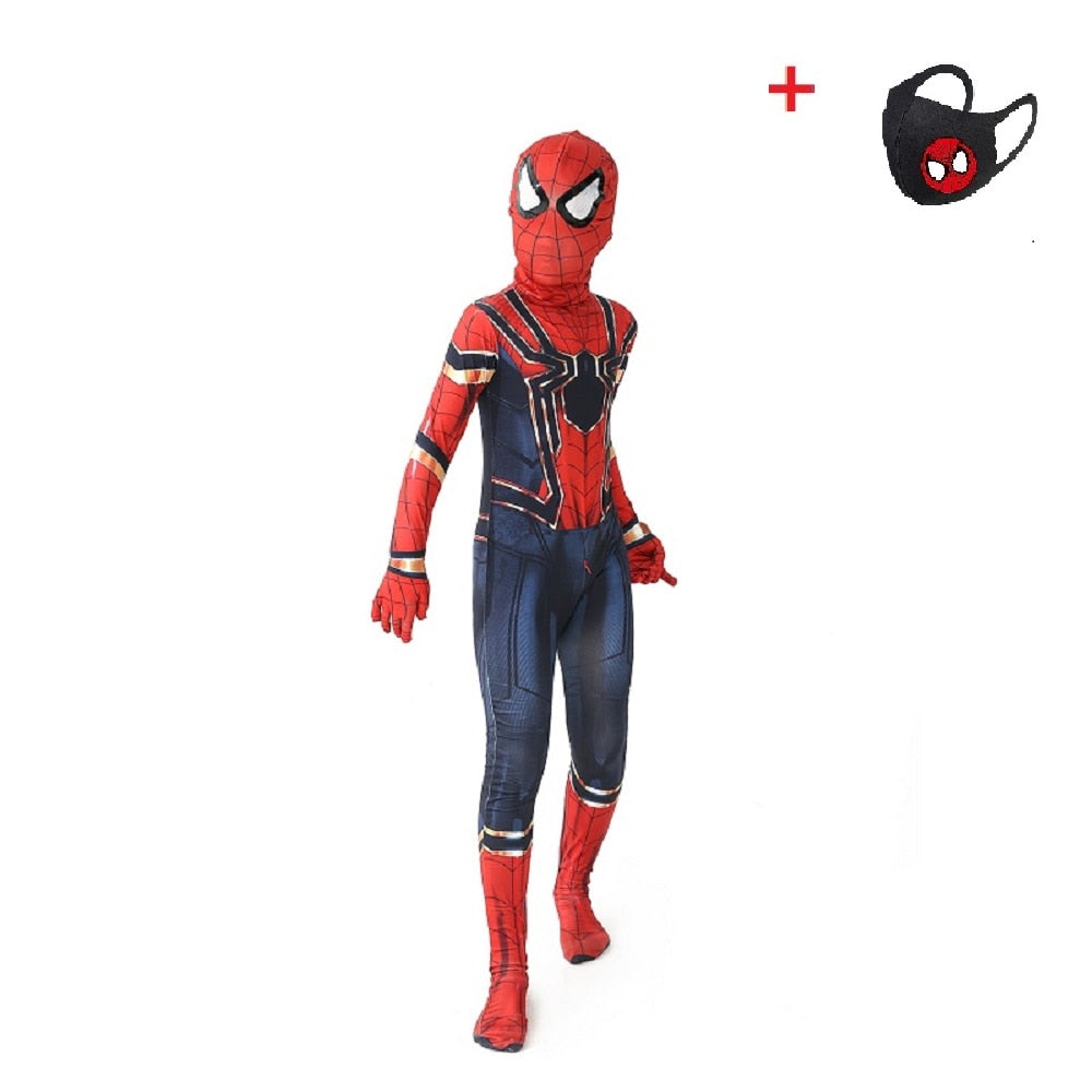 Spiderman Anime Cosplay Boys Suits