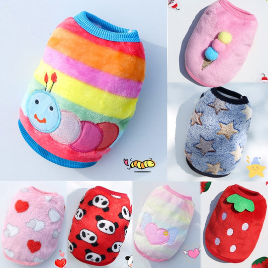 Halloween Cute Fleece Pet Dog Clothes For Small Dogs accessory