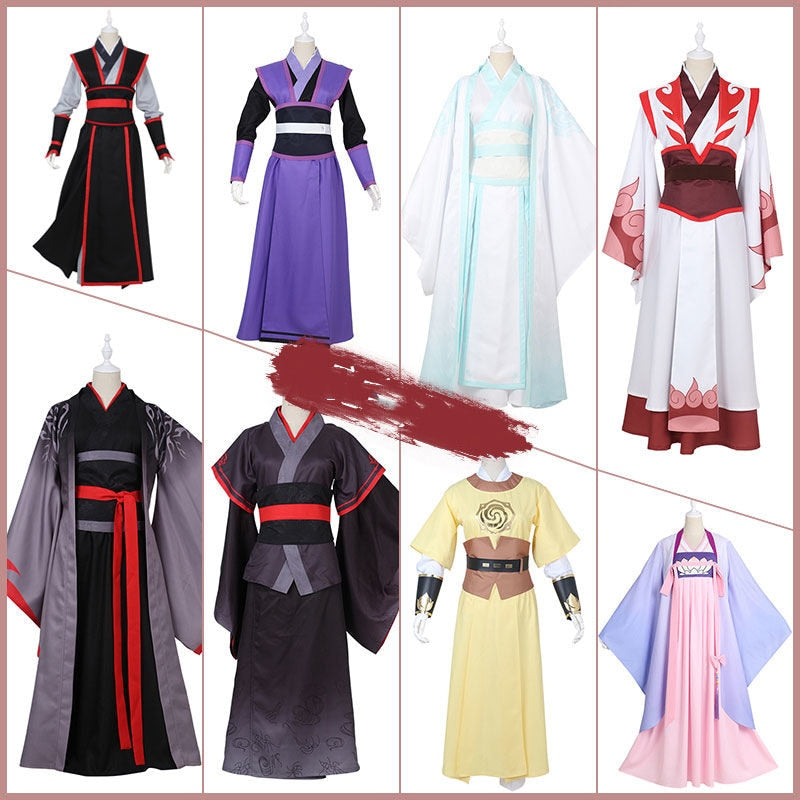 Halloween Grandmaster of Demonic Cultivation Anime Cosplay Costume for adults