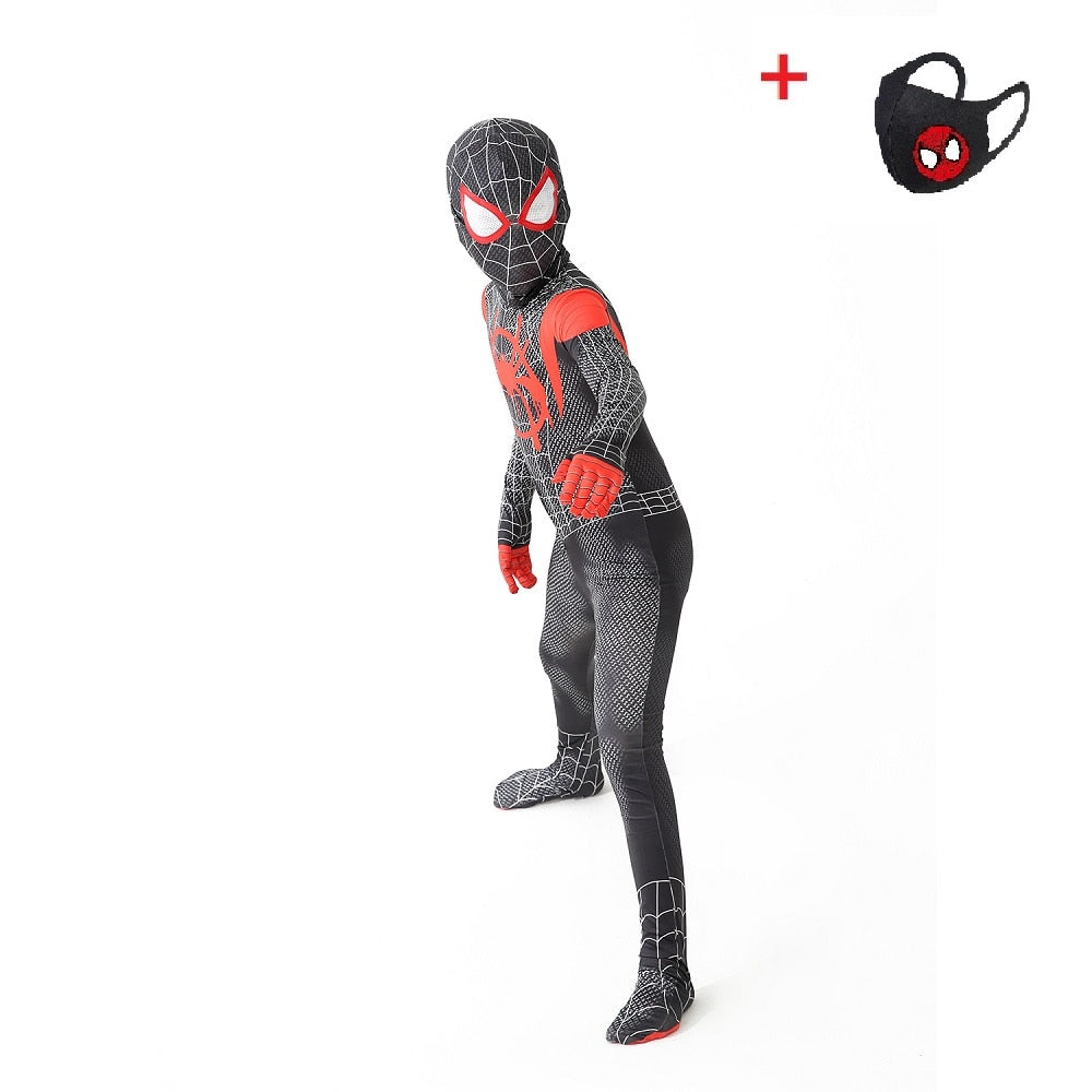 Spiderman Anime Cosplay Boys Suits