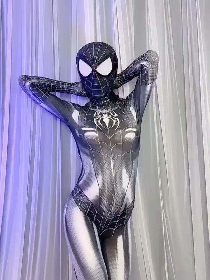 Woman Spiderman Cosplay Sexy Zentai Suit