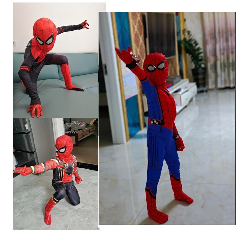 Spiderman Anime Cosplay Boys Suits