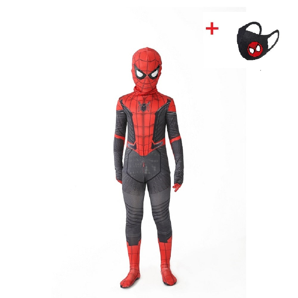 Spiderman Anime Cosplay Boys Suits