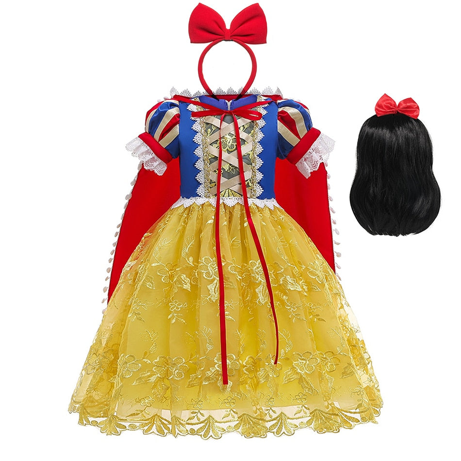Princess Snow White Dress for Girl