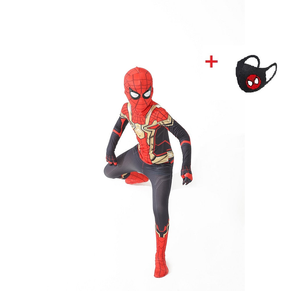 Spiderman Anime Cosplay Boys Suits