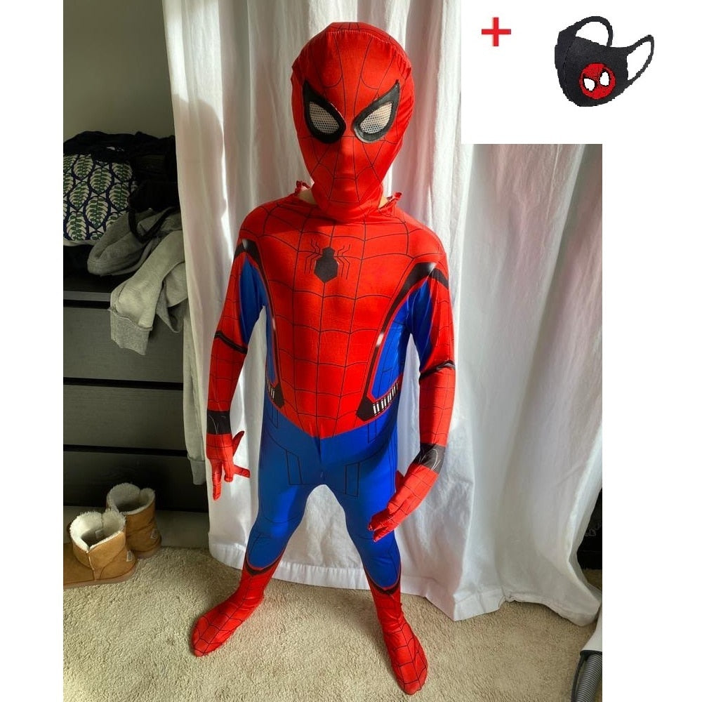 Spiderman Anime Cosplay Boys Suits