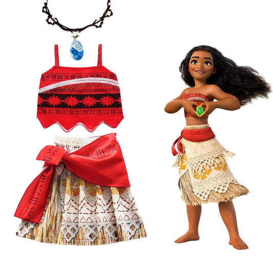 Halloween Moana Princess Dress For Girls – kids
