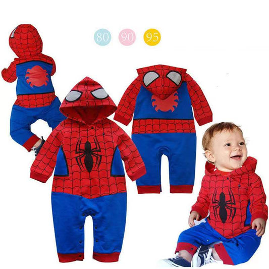 Newborn Baby Cartoon Spider Hoodies