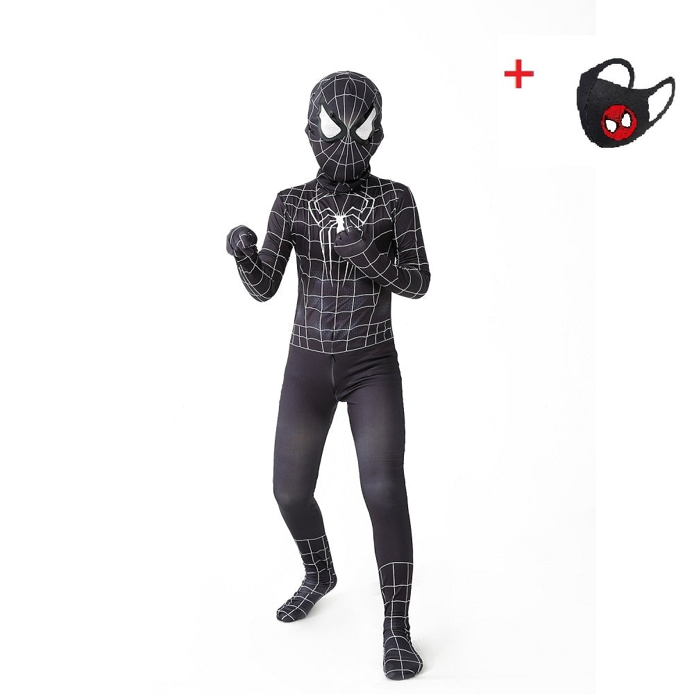 Spiderman Anime Cosplay Boys Suits