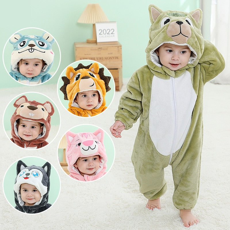 Animal Cosplay Halloween Rompers For Toddler