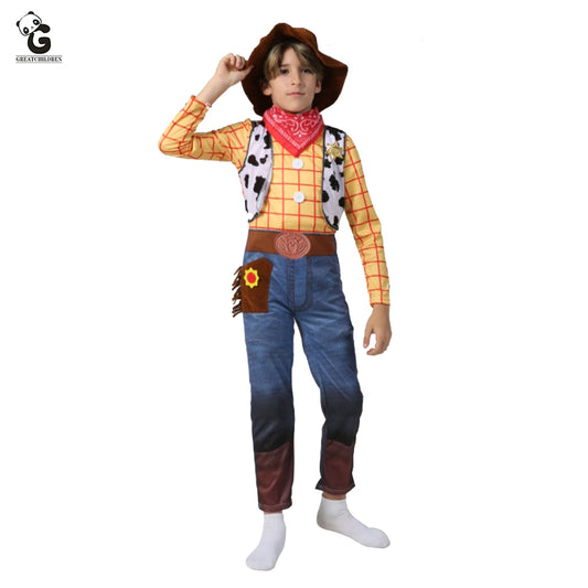 New Arrival Boys Woody Fancy Halloween Costume