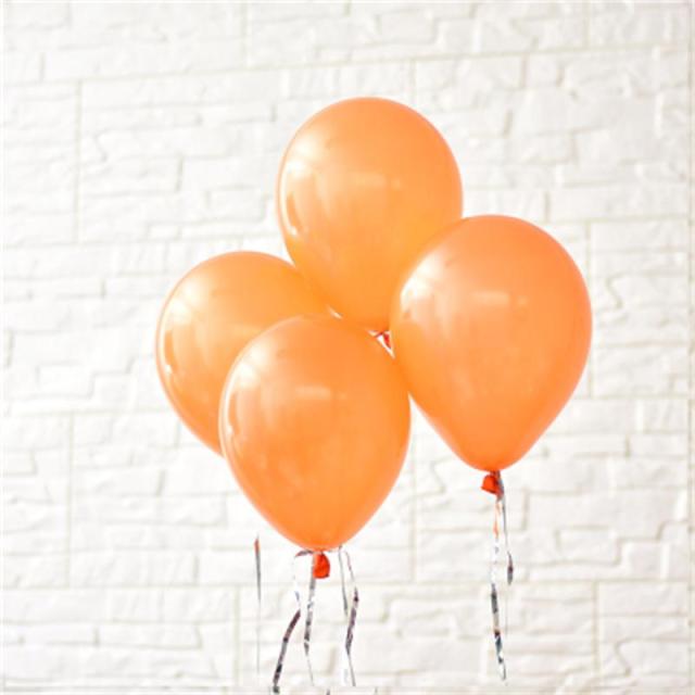 Orange Printed Ghost Jack-o-Lantern Latex Balloons