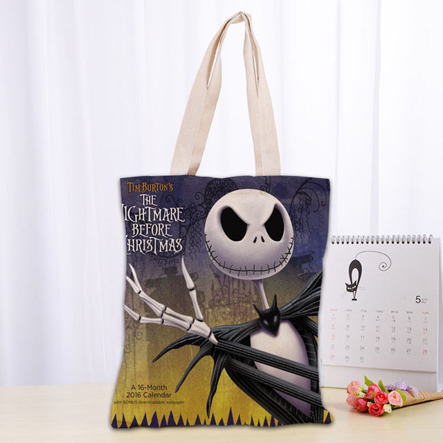 Nightmare Before Christmas Canvas Tote Bag