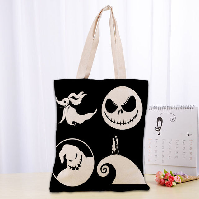 Nightmare Before Christmas Canvas Tote Bag