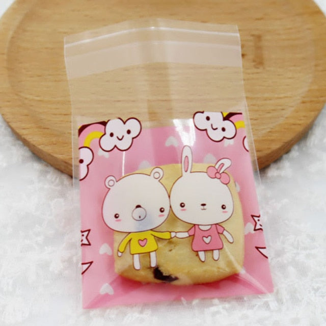 Cute Self-Adhesive Candy Plastic Bag