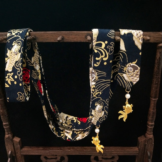 Antique Chinese clothing ribbon embroidery accessorie