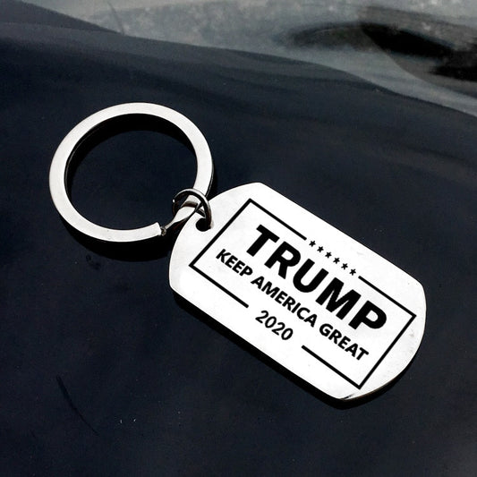 Halloween Trump Slogan keep America great Key Ring accessory