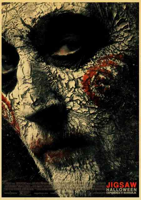 Vintage Saw Classic Horror Movie Poster