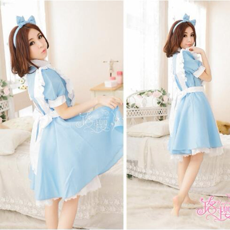 Anime Alice Adventure Party Dress For Halloween