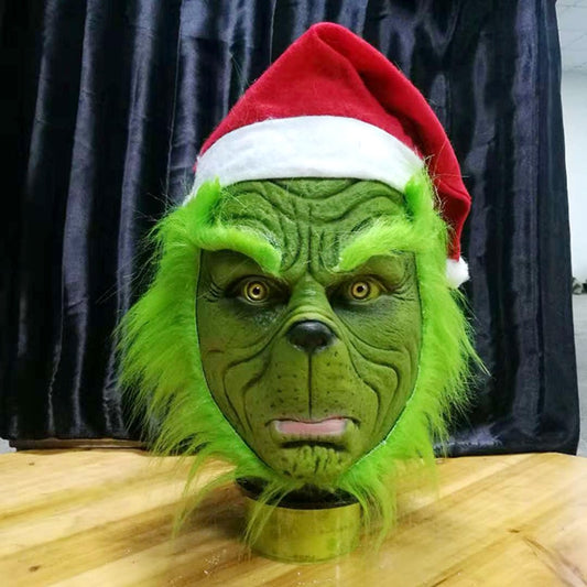 Funny Grinch Mask For Christmas Or Halloween – adults