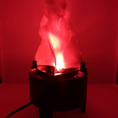 Simulated 3D Fire Flame Lighting Hanging