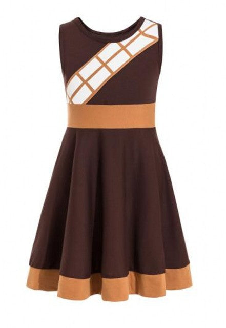 Rey Leia Chewbacca Dress For Halloween