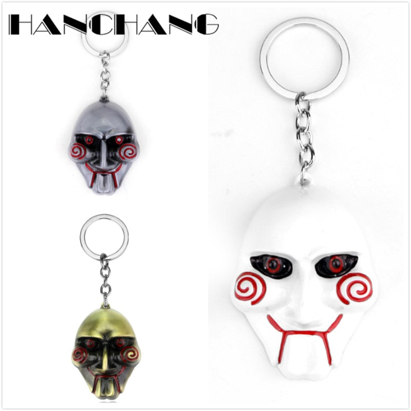 Saw Movie Mask Keychain