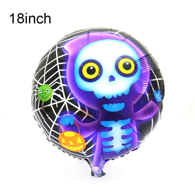 Skull Themed Halloween Decor Balloon
