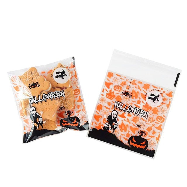 Happy Halloween Candy Bag Gift Cookie