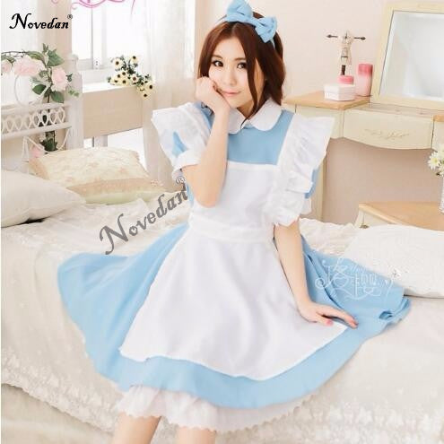 Anime Alice Adventure Party Dress For Halloween