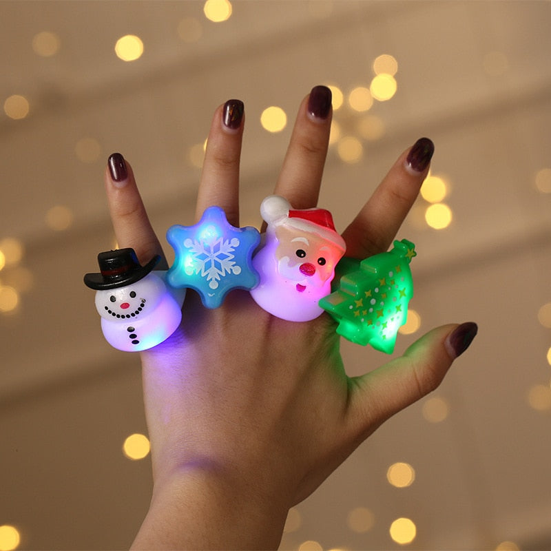 Square Night Bling Ring Led Party Music