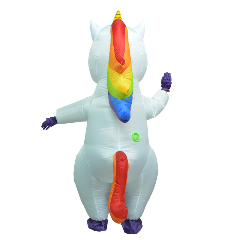 Inflatable Unicorn Rainbow Halloween Costumes