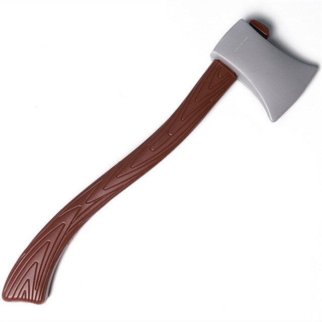 Halloween plastic knife prop close-up