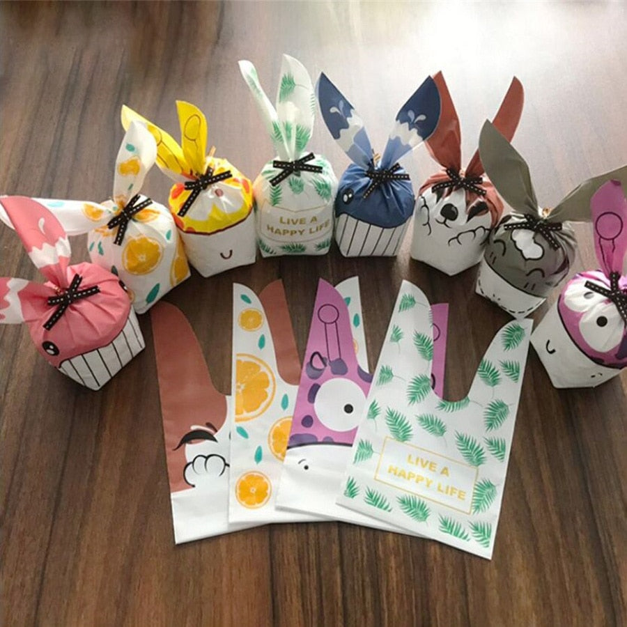 Cute Rabbit Ear Bags for Halloween Decoration