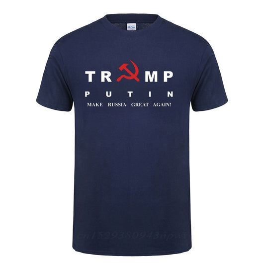 Halloween Soviet Union Donald Trump Vladimir Putin T Shirt for adults